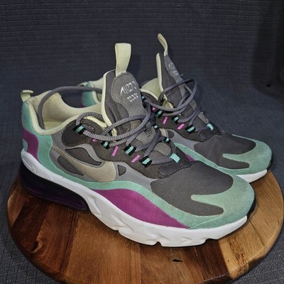 Nike Air Max 270 React Sneakers Unisex Kids 6Y Multi-Color Cushioned Trainers