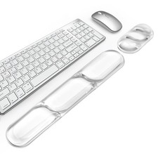 Clear Gel Wrist Rest For Keyboard Ergonomic Design Wrist Support White