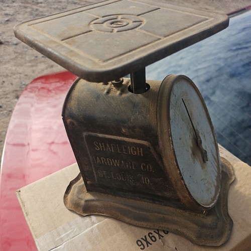 Vintage 1890s COLUMBIA Family Scale~ 24 Lb~Rochester NY~Weaver Palmer & Richmond
