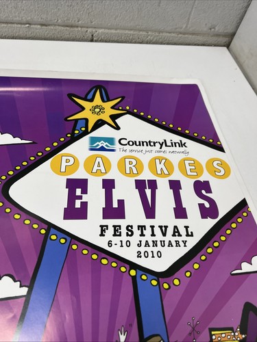 VINTAGE POSTER PARKES NSW ELVIS FESTIVAL PRESLEY MUSIC 2010 - Bild 2 von 3