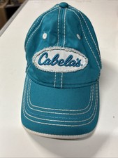 Youth Hat Cap Cabela's Teal White Youth Adjustable