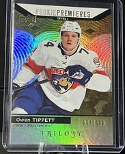 Owen Tippett 2017-18 UD Trilogy #69 Rookie Premieres Level 1 /999 RC Florida