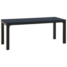 Garden Bench Park Patio Bench Seat Outdoor Seating Bench Steel and WPC vidaXL