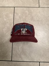 Vintage Anaheim Mighty Ducks Hat SnapBack Cap NHL Western Conference Lee Sport