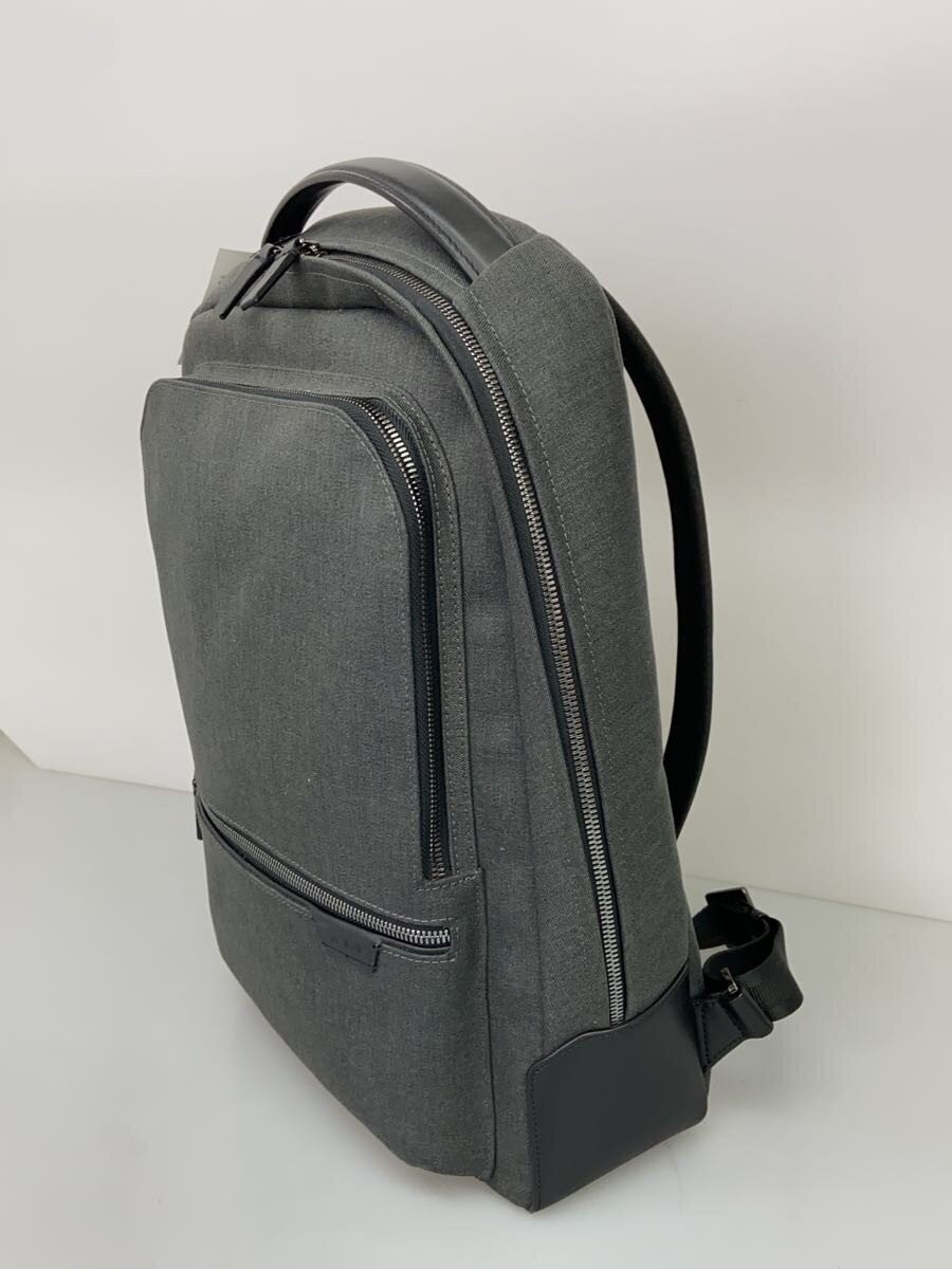 TUMI Backpack Polyester GRY Plain Used - image 2
