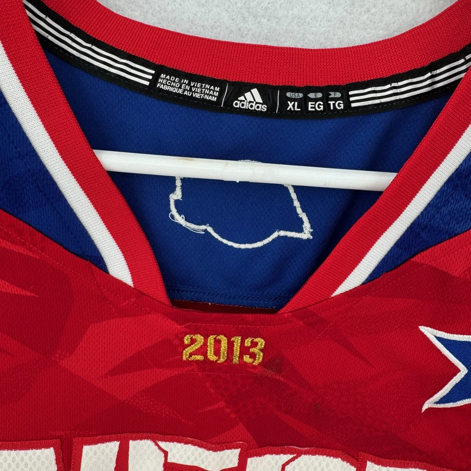 Adidas NBA All-Star Jersey Mens XL Dwight Howard 2013 West Red Blue Lakers Rare - Image 4 of 4
