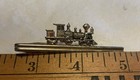 Steam Train Locomotive Engine Vintage HICKOK LARGE Tie Bar Clip — photo 1