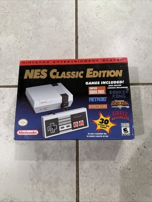 Nintendo NES Classic Edition Complete In Box w/ Carrying Case & Extra Controller