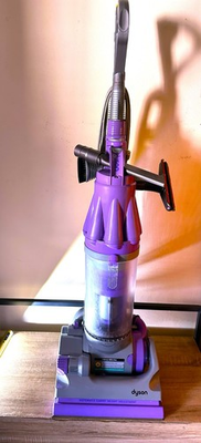 #ad Dyson DC07 All Floors Upright Vacuum Purple Root Cyclone Vacuum with Attachment $230.00
