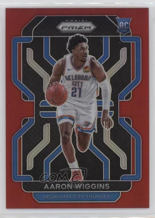 2021-22 Panini Prizm Red Prizm 8/299 Aaron Wiggins #286 0s60