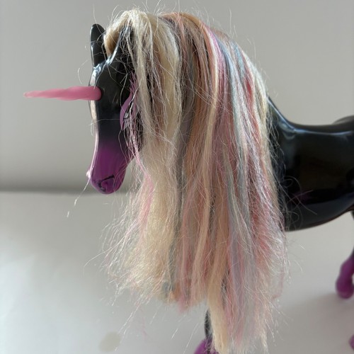 Vintage Y2K MGA Bratz Pixiez Black Unicorn Glow Horse Fashion Pony Toy - Picture 2 of 13