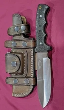 CFK Cutlery Company Handmade Knives D2 TOOL STEEL Knife & Sheath STONE Unique