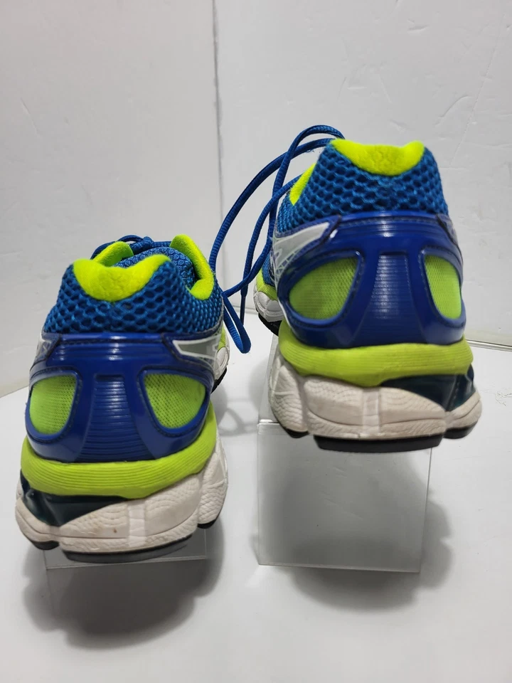 Scarpe da corsa Asics Gel Nimbus 16 blu/verde T435N atletiche uomo 8,5 - Immagine 4 di 4