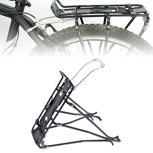 Bicycle Bike Rear Rack Bracket Seat Luggage Carrier Shelf Post Mount Pannier - Picture 1 of 10