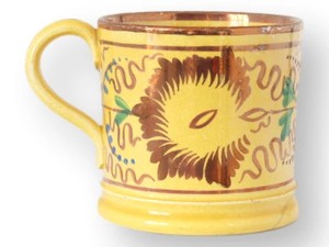 c.1820 English Canary Yellow Lustre Child’s Cup