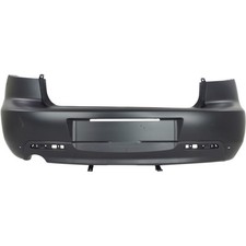 Bumper Cover For 2004 2005 2006 Mazda 3 Rear Plastic Primed With Reflector Holes