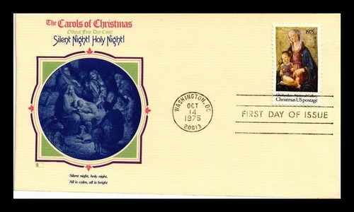 DR JIM STAMPS US COVER CHRISTMAS MADONNA AND CHILD FIRST DAY ISSUE FLEETWOOD