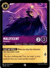 Maleficent - Sorceress The First Chapter 49/204 Common Lorcana Near Mint