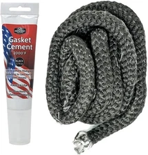 Midwest Hearth 832-1680 Door Rope Gasket and Adhesive 3/4" x 84" for... 