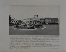 1915 US Civil War Gettysburg Art Print Center Square Downtown 8x10 History
