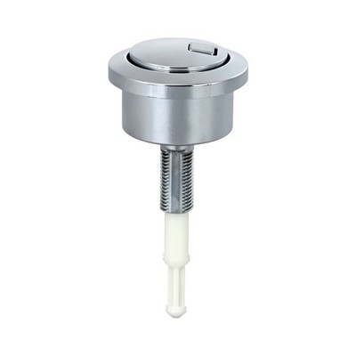 Dual Flush Toilet Button Replacement for Tank Actuator Chrome 4.8cm Square Base