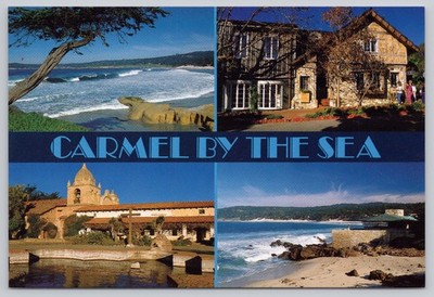 Continental Postcard Carmel by the Sea California Multi View