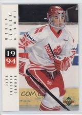 1995 Upper Deck World Junior Championships Alumni Jeff Friesen #13 0a4