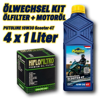 Ölfilter Motoröl Kit 4L 10W30 Scooter (für: Honda X-ADV 750 ABS DCT RH10 21-24 )