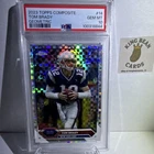 2023 Topps Composite Chrome Tom Brady Geometric Refractor PSA 10 #14 Patriots