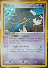 Pokemon Karte Banette Holo Ex Crystal Guardians 1/100