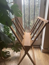 Mabef M38 Folding Print Rack Display Stand In Beech Good Condition