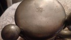 SWEDISH PEWTER PRESENTATION STEIN CAROLUS XII BY SVENSK TENN LION THUMB HANDLE — photo 4