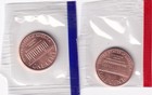 2002 P & D Lincoln Memorial Penny 1c 2Coins Set Mint in Cello #2027 — photo 2