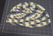 HANDMADE CROCHET BEANIE HAT OMBRE COLOR ADULT/TEEN