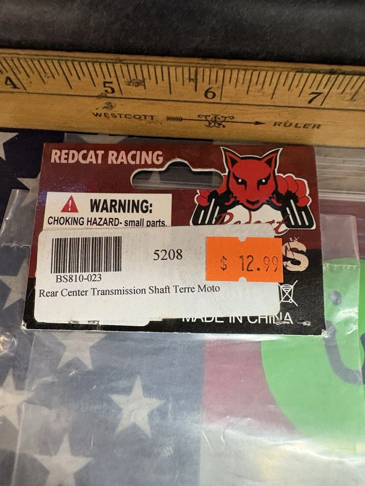 REDCAT RACING BS810-023 Rear Center Transmission Shaft terre moto 1pc. - Image 3 of 3