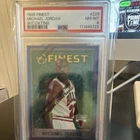 Topps 1995 Finest Michael Jordan #229 Chicago Bulls PSA 8 Graded Card