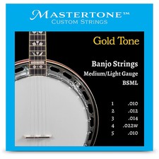 Gold Tone BSML MediumLight Gauge Banjo Strings