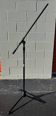 On-Stage Stands Adjustable Microphone Boom Stand Tripod Base Black