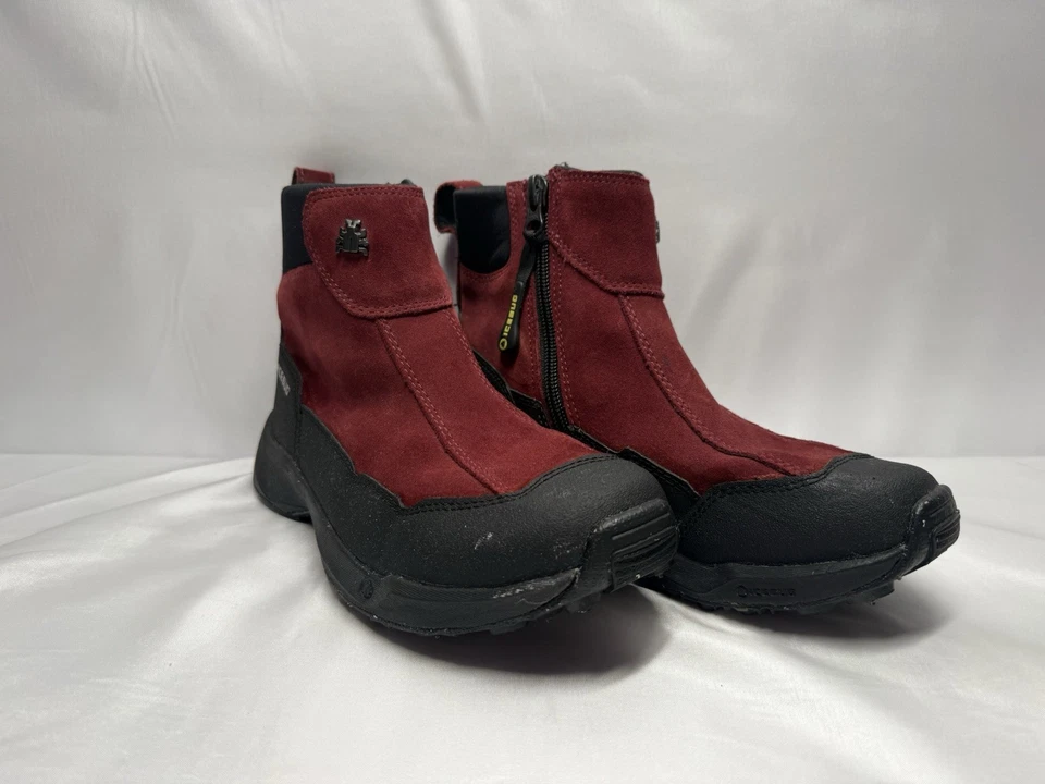 Icebug Metro2 Mujer Invierno Rojo Tachonado Nieve Hielo Botas EE. UU. L7 Impermeables Foto 3 de 4