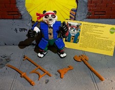 TMNT TEENAGE MUTANT NINJA TURTLES 1990 PANDA KHAN NM CONDITION 100% COMPLETE