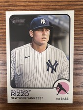 2022 Topps Heritage #OB-ARZ Anthony Rizzo Oversized 1973 Topps Box Toppers