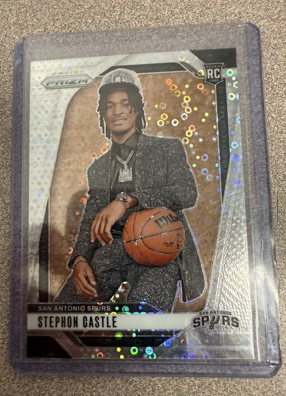 2024 NBA Prizm Stephon Castle Disco Prizm Variation RC #234