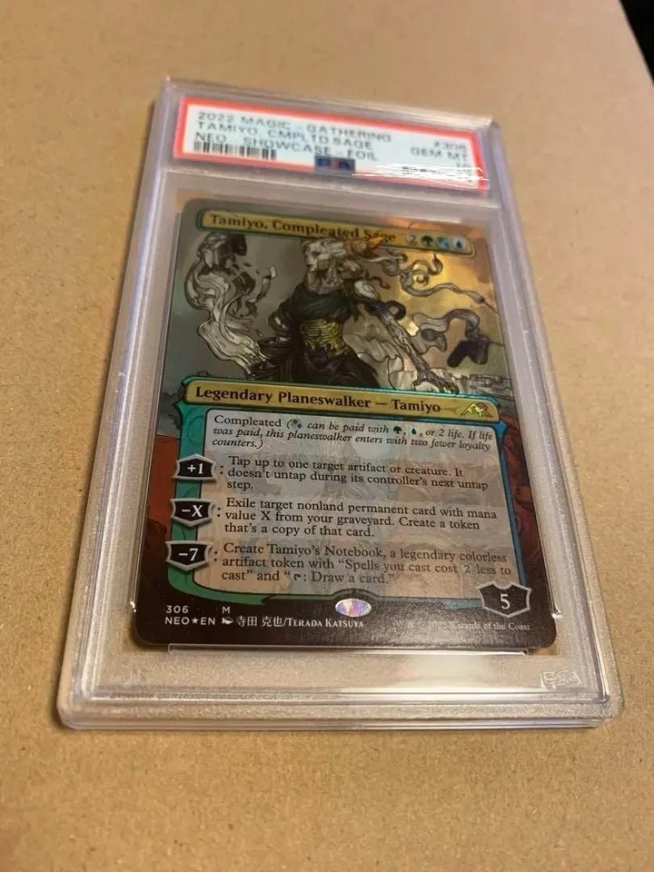 MTG Tamiyo Compleated Sage PSA 10 Foil Showcase NEO 2022 Planeswalker Rare - Image 2 of 3