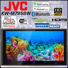 RADIO COCHE PANTALLA TÁCTIL HD JVC KW-M795BW / 6.9" CON CARPLAY Y ANDROID AUTO, BT, SXM