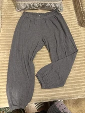 Sub_Urban Riot Charcoal Women’s Cropped Joggers with Heart Embroidery Size S