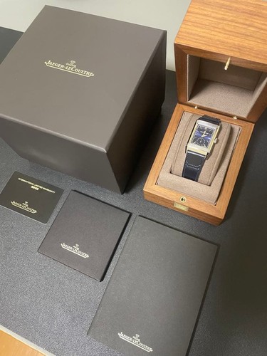 Jaeger-LeCoultre Reverso Tribute Small Seconds Blue Dial Q397848J Watch Japan JP