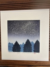NAMIKI HAJIME Woodblock Print Night Scene 4 Signed Numbered Print Pre-ordered