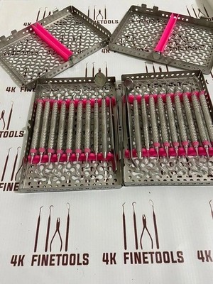 Hu Friedy Dental Hygiene Instruments 2 Set of 10 PCS With 2Sterlization Cassette