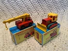 Lot Of 2 Matchbox/Lesney #16 Case Tractor & #42 Iron Fairy Crane W/Boxes