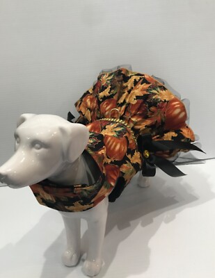 NWT S Posh Pets FALL Thanksgiving pumpkins dog party tulle tutu dress  costume | eBay